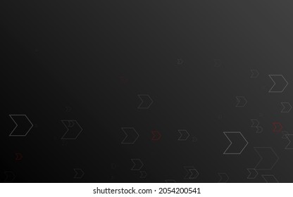 fondo negro oscuro, vector de ilustración abstracta al azar minimalista para logotipo, tarjeta, banner, web e impresión.