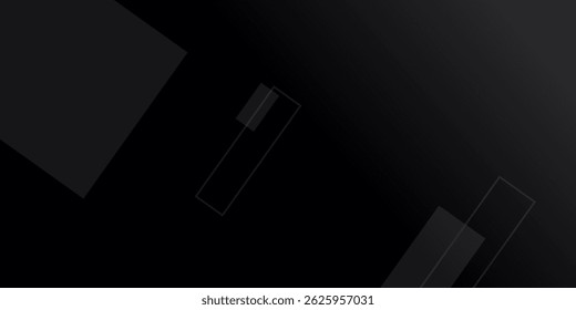 dark black background, random minimalist abstract illustration vector for logo, card, banner,