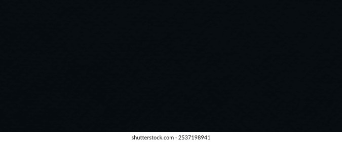 Dark black background with a smooth texture. The black background creates a sleek, modern look. Minimal plain paper texture vector background 