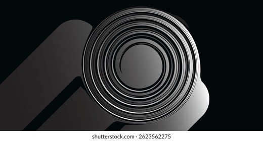 Habitación de estudio de fondo negro oscuro con haz de luz desde arriba para la exhibición del producto. fondo de piso y pared Fondo de diseño de muselina.