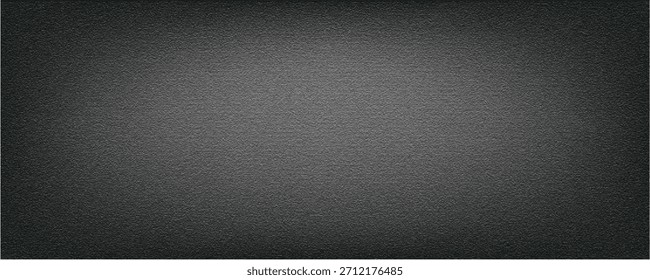 sala de estúdio de fundo preto escuro com feixe de luz de cima para exibição do produto. piso e parede fundo muslin design backdrop.	