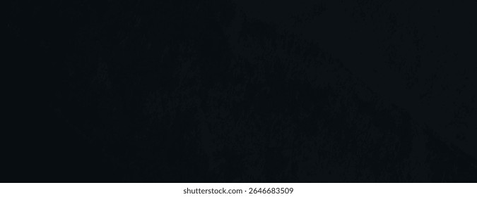 Dark black background with a subtle textured style. The black background has a slightly rough texture, adding depth to the black color. Minimal paper texture vector background