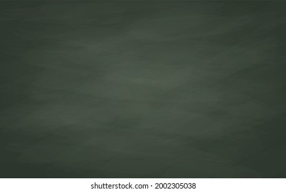 Dark black blackboard with chalk marks and water marks. Realistic vector chalk board texture. Education class empty black board. Dirty chalk water splashing.