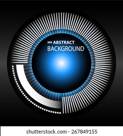 dark black blue abstract background. circle. digital. Light Technology background for computer graphic  and business. security. text box. card. label. Brochure. banner.