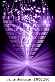 Dark black blue Light Abstract Technology background for computer graphic website internet.