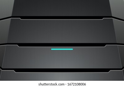 negro oscuro y azul mínimo fondo tecnológico. textura abstracta de fondo moderno. fondo del concepto de innovación tecnológica de diseño
