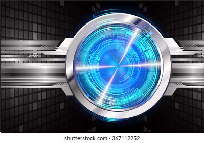 dark black blue silver Light Abstract Technology background for computer graphic website internet and business. circuit. illustration.digital.infographics. binary code. zero one. eye. scan virus