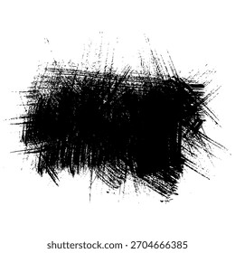 Las pinceladas negras oscuras crean una textura de fondo negro ideal para el arte grunge
