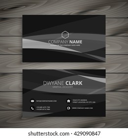dark black business card - Shutterstock ID 429090847