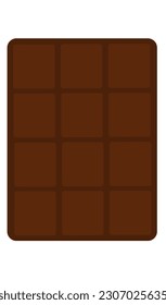 Dark black chocolate bar square element candy sugar sweet food dessert delicious brown valentine milk love design gift symbol international sugar gourmet romance assortment eat snack world romantic
