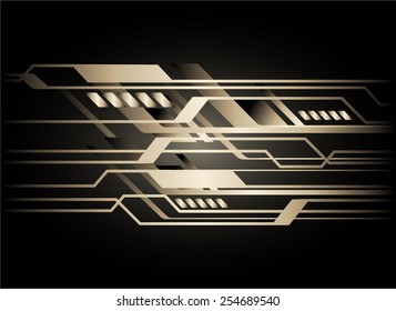Dark black color Light Abstract Technology background for computer graphic website internet. circuit. black