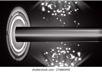 dark black color Light Abstract Technology background for computer graphic website internet and business. circuit. vector illustration. infographics.