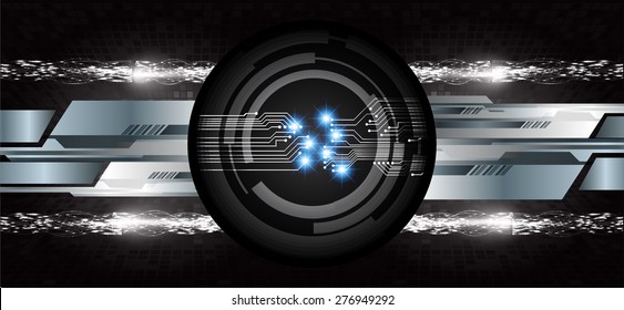 Dark black color Light Abstract Technology background for computer graphic website internet. circuit. infographics. silver. metal. star