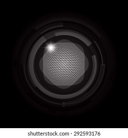 dark black color Light Abstract Technology background for computer graphic website internet and business.circuit. vector illustration.Security. Nuclear, proton, neutron, nucleus. atom. molecular.Spark
