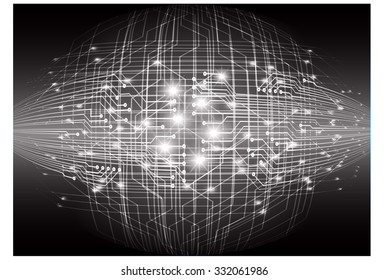 dark black color Light Abstract Technology background for computer graphic website internet. circuit. illustration. infographics. binary code background. www.vector.Spark.zero one. Global. pixel