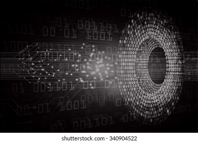 dark black color Light Abstract Technology background for computer graphic website internet business. circuit. illustration. digital. infographics. binary code. www. vector.one. zero. aura ray