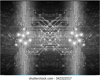 dark black color Light Abstract Technology background for computer graphic website internet and business. circuit. illustration. digital. infographics. binary code background. www.vector.Spark
