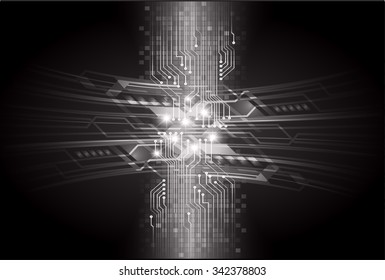 dark black color Light Abstract Technology background for computer graphic website internet and business. circuit. illustration. digital. infographics. binary code background. www.vector.Spark