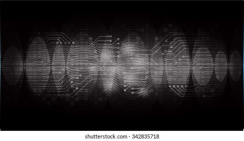 dark black color Light Abstract Technology background for computer graphic website internet and business.