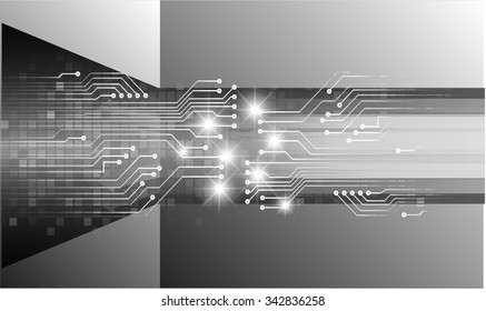dark black color Light Abstract Technology background for computer graphic website internet and business. 
