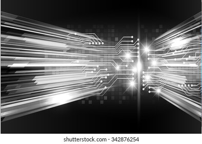 dark black color Light Abstract Technology background for computer graphic website internet and business. 