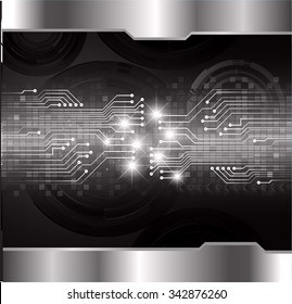dark black color Light Abstract Technology background for computer graphic website internet and business. 