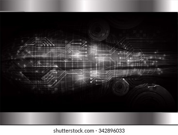 dark black color Light Abstract Technology background for computer graphic website internet and business. 