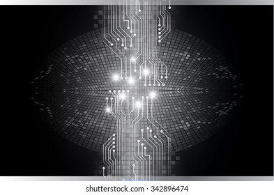 dark black color Light Abstract Technology background for computer graphic website internet and business. 