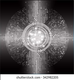 dark black color Light Abstract Technology background for computer graphic website internet and business. circuit. illustration. digital. infographics. binary code background. www.vector.Spark
