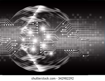 dark black color Light Abstract Technology background for computer graphic website internet and business. circuit. illustration. digital. infographics. binary code background. www.vector.Spark