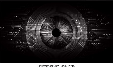 dark black color Light Abstract Technology background for computer graphic website internet and business. circuit. illustration. digital. infographics. binary code background. www.vector.Spark eye