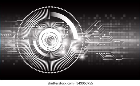 dark black color Light Abstract Technology background for computer graphic website internet and business. circuit. illustration. digital. infographics. binary code background. www.vector.Spark eye