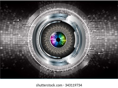 dark black color Light Abstract Technology background for computer graphic website internet and business. circuit. illustration. digital. infographics. binary code background. www.vector.Spark eye