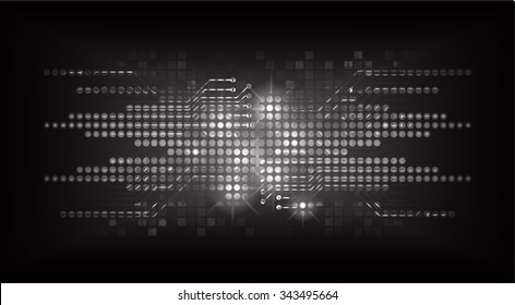 dark black color Light Abstract Technology background for computer graphic website internet and business. circuit. illustration. digital. infographics. binary code background. www.vector.Spark