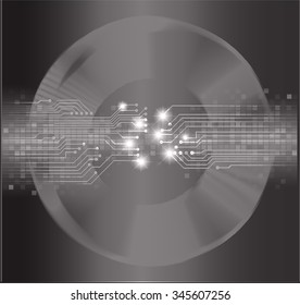 dark black color Light Abstract Technology background for computer graphic website internet and business. circuit. illustration. digital. infographics. binary code background. www.vector.Spark