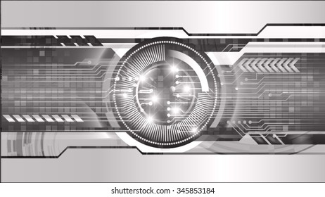 dark black color Light Abstract Technology background for computer graphic website internet and business. circuit. illustration. digital. infographics. binary code background. www.vector.Spark eye