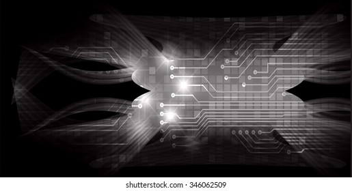 dark black color Light Abstract Technology background for computer graphic website internet and business. circuit. illustration. digital. infographics. binary code background. www.vector.Spark