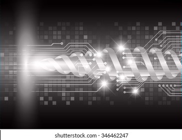 dark black color Light Abstract Technology background for computer graphic website internet and business. circuit. illustration. digital. infographics. binary code background.