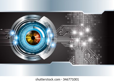 dark black color Light Abstract Technology background for computer graphic website internet and business. circuit. illustration. digital. infographics. binary code background. eye