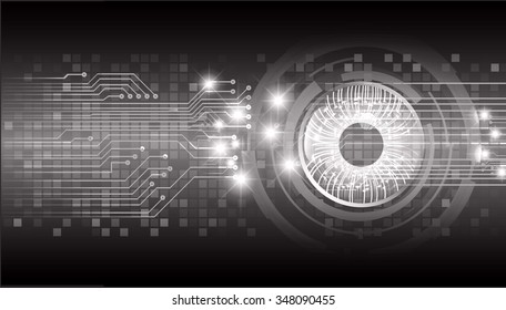 Dark black color Light Abstract Technology background for computer graphic website internet business. circuit. illustration. digital. infographics. binary code background. www.one. zero.eye. vector