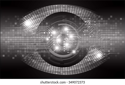 dark black color Light Abstract Technology background for computer graphic website internet business. circuit. illustration. digital. infographics. binary code background. www. vector.one. zero.eye