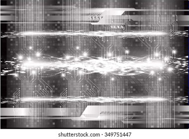 dark black color Light Abstract Technology background for computer graphic website internet and business. circuit. illustration. digital. infographics. binary code. www. vector.one. zero.pixel eye