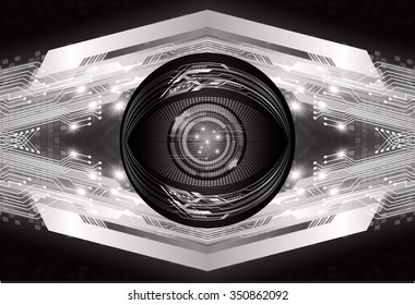 Dark black color Light Abstract Technology background for computer graphic website internet and business. circuit. vector illustration. infographics. motion move blur.neon. pixel. eye.