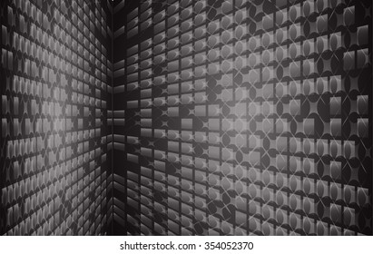 Dark black color Light Abstract pixels Technology background for computer graphic website internet. circuit board. text box. Mosaic, table