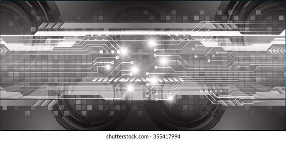 dark black color Light Abstract Technology background for computer graphic website internet and business. 