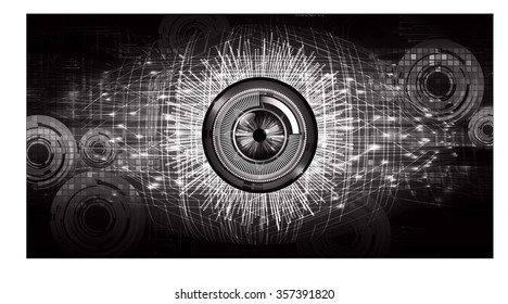 dark black color Light Abstract Technology background for computer graphic website internet business. circuit. illustration. digital. infographics. binary code background. www. vector.one. zero.eye