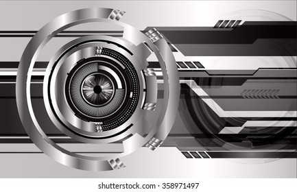 Dark black color Light Abstract Technology background for computer graphic website internet and business. 