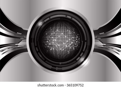 Dark black color Light Abstract Technology background for computer graphic website internet and business. circuit. illustration. infographics. motion move blur.neon. pixel. vector eye. Binary digit