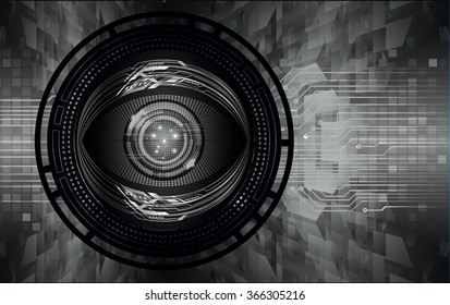 dark black color Light Abstract Technology background for computer graphic website internet and business. circuit. illustration.digital.infographics. binary code. www.vector.motion. eye scan virus