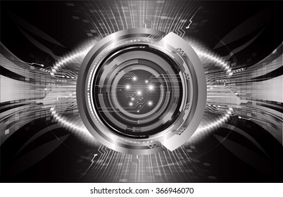 dark black color Light Abstract Technology background for computer graphic website internet and business. circuit. illustration.digital.infographics. binary code. www.vector.motion. eye scan virus